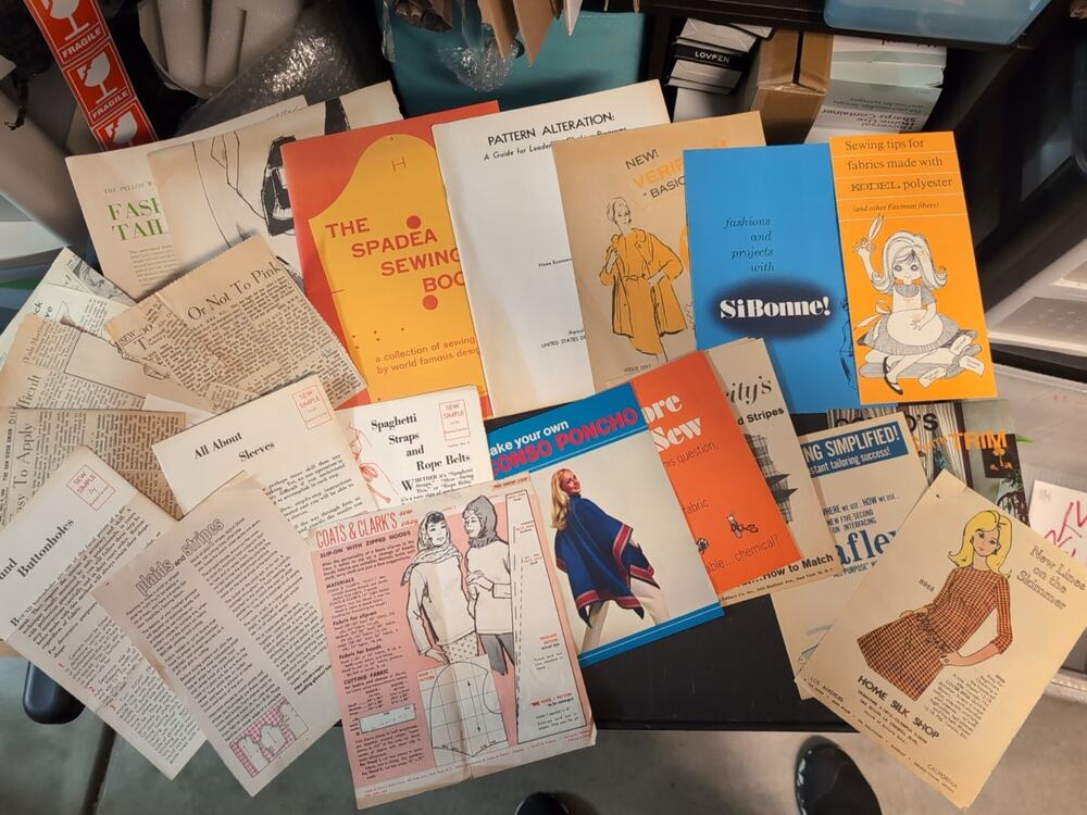 Vintage Lot Seamstress Instruction Booklets Vogue